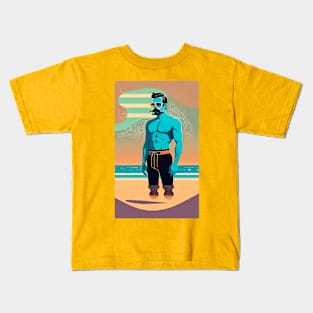 Beach Man Kids T-Shirt